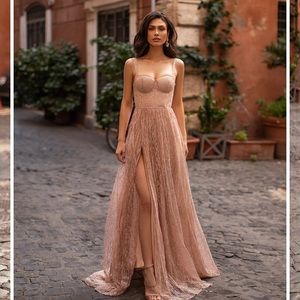 Alamour Lucie Dress Rose Gold